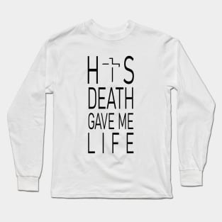 Jesus God Saved Cross Bible Believe Modern Gift Catholic Love Trust Hope Faith Religious Long Sleeve T-Shirt